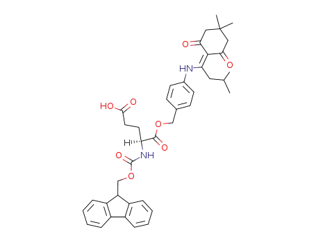Molecular Structure of 172611-75-5 (FMOC-GLU(ODMAB)-OH)