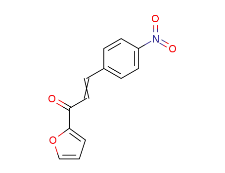 Molecular Structure of 4333-14-6 (2-Propen-1-one, 1-(2-furanyl)-3-(4-nitrophenyl)-)