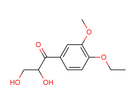 1-Propanone, 1-(4-ethoxy-3-methoxyphenyl)-2,3-dihydroxy-