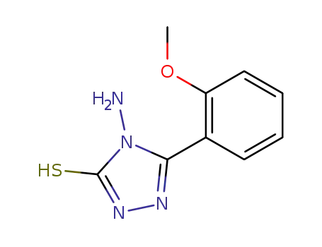 Molecular Structure of 61019-26-9 (4-amino-5-(2-methoxyphenyl)-2H-1,2,4-triazole-3-thione)