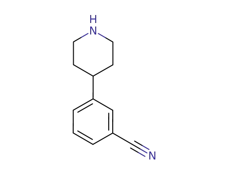 Molecular Structure of 370864-72-5 (3-(Piperidin-4-yl)benzonitrile)