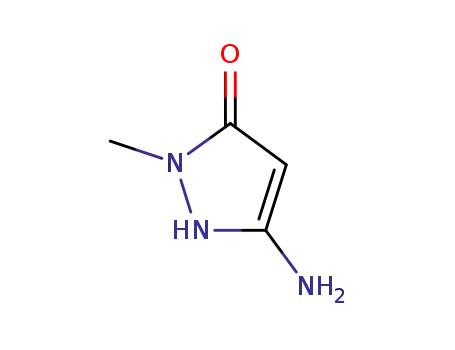 3H-Pyrazol-3-one, 5-amino-1,2-dihydro-2-methyl-