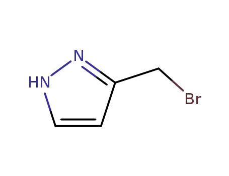 Molecular Structure of 102846-12-8 (3-(bromomethyl)-1H-pyrazole)