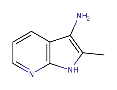 Molecular Structure of 936243-44-6 (1H-Pyrrolo[2,3-b]pyridin-3-amine, 2-methyl-)
