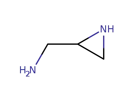Molecular Structure of 55099-23-5 (1-(aziridin-2-yl)methanamine)