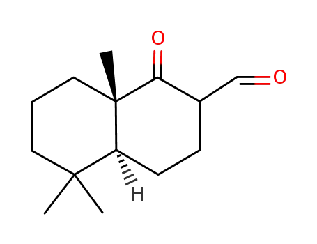 (4aS,8aS)-5,5,8a-Trimethyl-1-oxo-decahydro-naphthalene-2-carbaldehyde