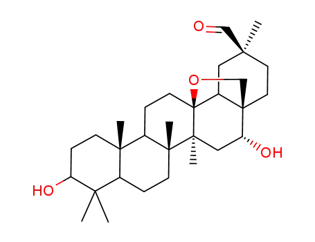 3,16-Dihydroxy-13,28-epoxyoleanan-29-al