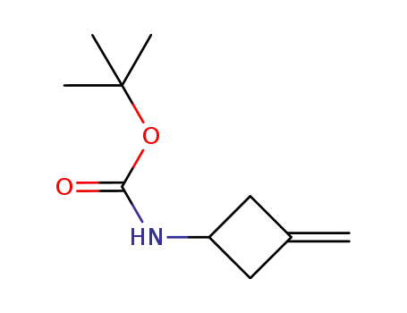 Molecular Structure of 130369-04-9 (Carbamic acid, (3-methylenecyclobutyl)-, 1,1-dimethylethyl ester (9CI))