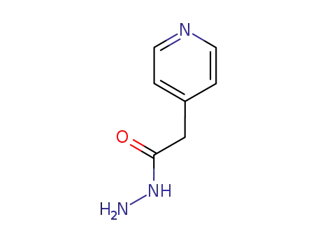 Molecular Structure of 69583-00-2 (2-Pyridin-4-ylacetohydrazide)