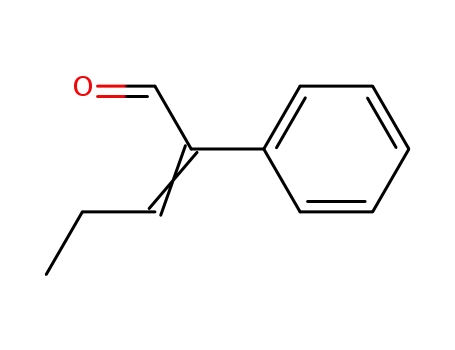Molecular Structure of 3491-63-2 (2-PHENYL-2-PENTENAL)