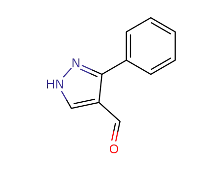 Molecular Structure of 26033-20-5 (3-PHENYL-1H-PYRAZOLE-4-CARBALDEHYDE)