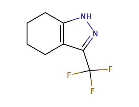 Molecular Structure of 890005-22-8 (4,5,6,7-TETRAHYDRO-3-(TRIFLUOROMETHYL)-1H-INDAZOLE)