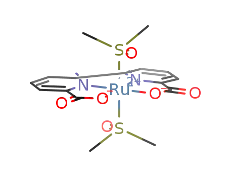Molecular Structure of 1357927-37-7 ([Ru(2,2′-bipyridine-6,6′-dicarboxylate)((CH<sub>3</sub>)<sub>2</sub>SO)<sub>2</sub>])