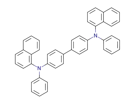 Molecular Structure of 123847-85-8 (N,N'-Bis- (1-naphthalenyl)-N,N'-bis-phenyl-(1,1'-biphenyl)-4,4'-diamine)