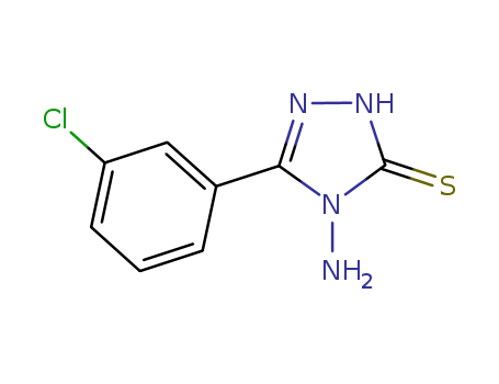 3H-1,2,4-Triazole-3-thione,4-amino-5-(3-chlorophenyl)-2,4-dihydro-