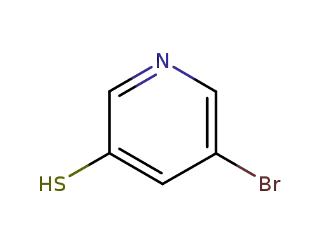 Molecular Structure of 552331-85-8 (3-Pyridinethiol, 5-bromo-)