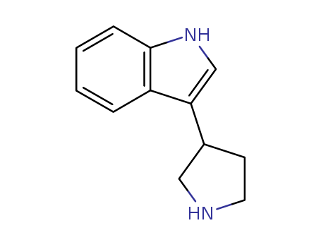 1H-Indole, 3-(3-pyrrolidinyl)-