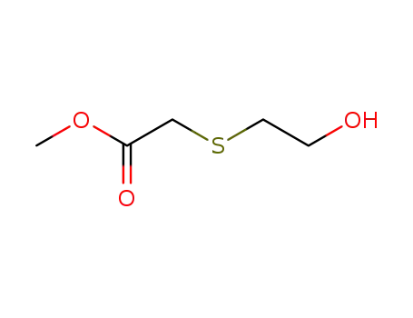 Molecular Structure of 61146-95-0 (Acetic acid, [(2-hydroxyethyl)thio]-, methyl ester)