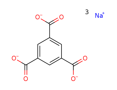 Molecular Structure of 17274-08-7 (1,3,5-Benzenetricarboxylic acid, trisodium salt)