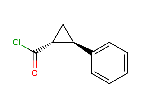 Molecular Structure of 37107-48-5 ((1R,2R)-trans-2-phenylcyclopropane-1-carboxyl chloride)