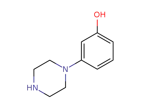 Molecular Structure of 59817-32-2 (1-(3-HYDROXYPHENYL)PIPERAZINE)