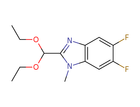 2-(diethoxyMethyl)-5,6-difluoro-1-Methyl-1H-benzo[d]iMidazole