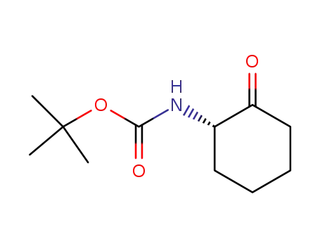 Molecular Structure of 145106-47-4 ((2-OXO-CYCLOHEXYL)-CARBAMIC ACID TERT-BUTYL ESTER)