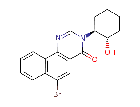 6-bromo-3-[(1S,2S)-2-hydroxycyclohexyl]benzo[h]quinazolin-4(3H)-one