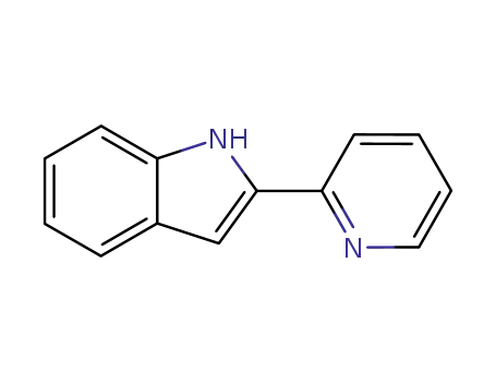 Molecular Structure of 13228-40-5 (2-PYRIDIN-2-YL-1H-INDOLE)