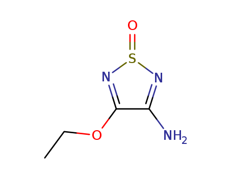 1,2,5-THIADIAZOL-3-AMINE,4-ETHOXY-,1-OXIDE