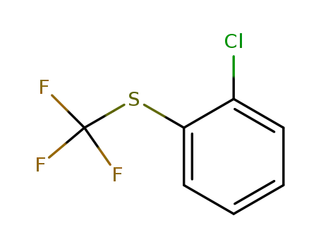 Molecular Structure of 398-74-3 (o-chlorophenyl trifluoromethyl Sulfide)