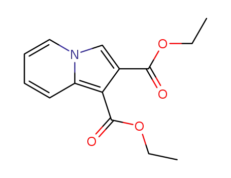 Molecular Structure of 14174-98-2 (DIETHYL 1,2-INDOLIZINEDICARBOXYLATE)