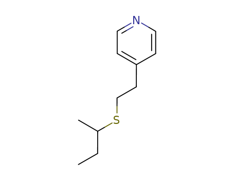 Pyridine,4-[2-[(1-methylpropyl)thio]ethyl]-