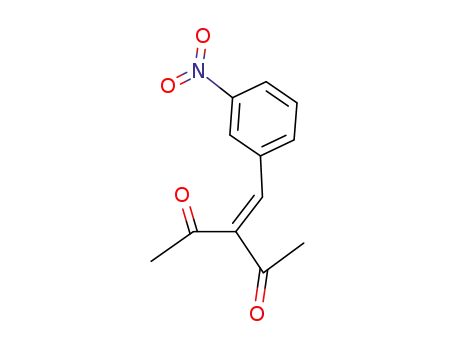 Molecular Structure of 29197-19-1 (3-(m-Nitrobenzylidene)-2,4-pentanedione)
