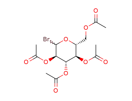 Molecular Structure of 19285-38-2 (1-Bromo-2,3,4,6-tetra-acetyl-beta-d-galactoside)