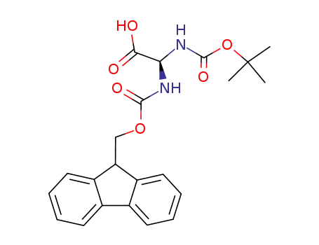 Molecular Structure of 306773-83-1 (BOC-AGL(FMOC)-OH)