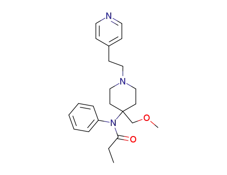 N-[4-Methoxymethyl-1-(2-pyridin-4-yl-ethyl)-piperidin-4-yl]-N-phenyl-propionamide