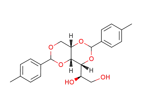 Molecular Structure of 81541-12-0 (Di-p-methylbenzylidenesorbitol)