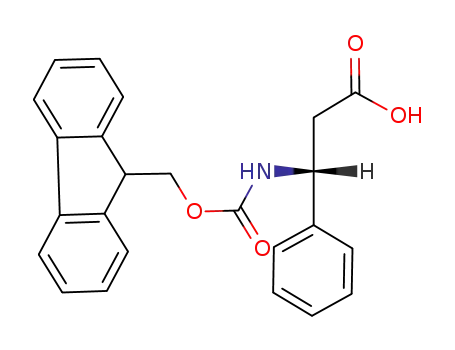 Molecular Structure of 220498-02-2 (Fmoc-(R)-3-Amino-3-phenylpropionic acid)