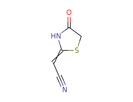(2E)-2-(4-oxothiazolidin-2-ylidene)acetonitrile cas  3364-82-7