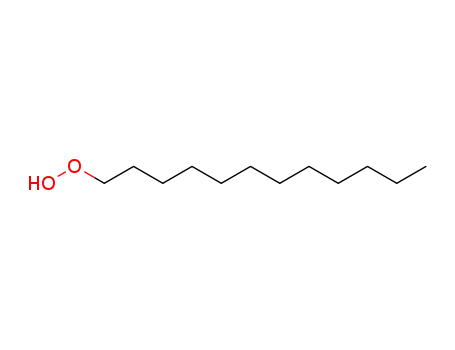 Molecular Structure of 3229-98-9 (Hydroperoxide, dodecyl)