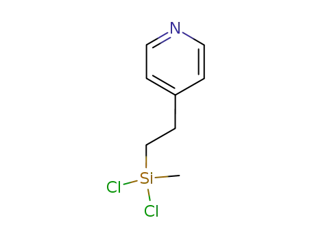 Molecular Structure of 74639-18-2 (Pyridine, 4-[2-(dichloromethylsilyl)ethyl]- (9CI))