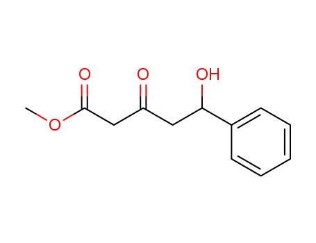 Molecular Structure of 53063-63-1 (5-hydroxy-3-oxo-5-phenyl-valeric acid methyl ester)