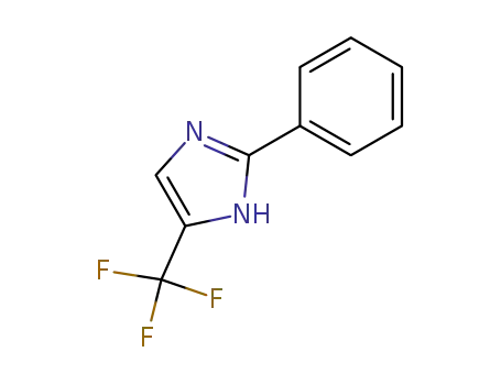 Molecular Structure of 33469-36-2 (2-Phenyl-4-(trifluoromethyl)-1H-imidazole)