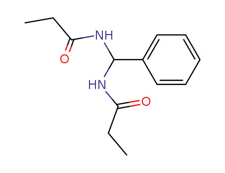 N-[phenyl(propionylamino)methyl]-propionamide