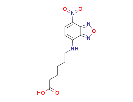 Molecular Structure of 88235-25-0 (6-(7-NITRO-2,1,3-BENZOXADIAZOL-4-YLAMINO)HEXANOIC ACID)