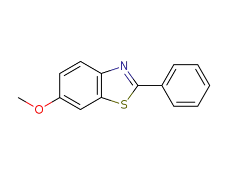 Molecular Structure of 10205-69-3 (Benzothiazole, 6-methoxy-2-phenyl-)