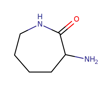 Molecular Structure of 671-42-1 (DL-ALPHA-AMINO-EPSILON-CAPROLACTAM)