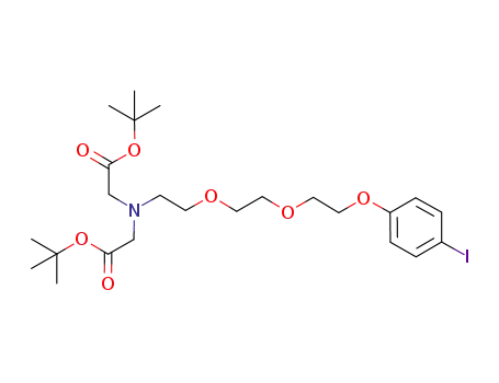 tert-butyl 2-[{[(tert-butyl)oxycarbonyl]methyl}(2-{2-[2-(4-iodophenoxy)ethoxy]ethoxy}ethyl)amino]acetate