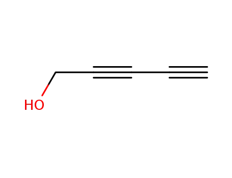Molecular Structure of 41345-53-3 (2,4-Pentadiyn-1-ol)